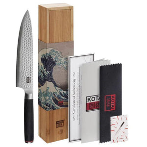 Kotai Gyuto Gehamerd Koksmes met Bamboe Doos - 20cm