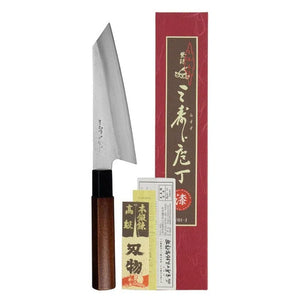 Mujun Japans Santoku Mes Dubbelzijdig Geslepen VG-10 Staal - 16cm